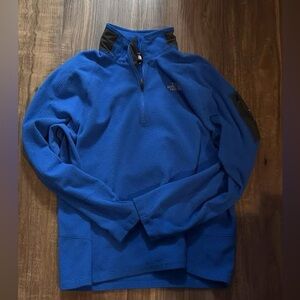 The North Face Men's Royal Blue Half-Zip Fleece Pullover